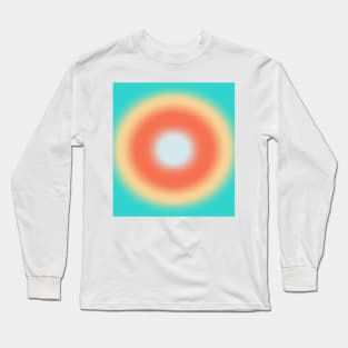 Peaceful Calm Sunset Gradient Long Sleeve T-Shirt